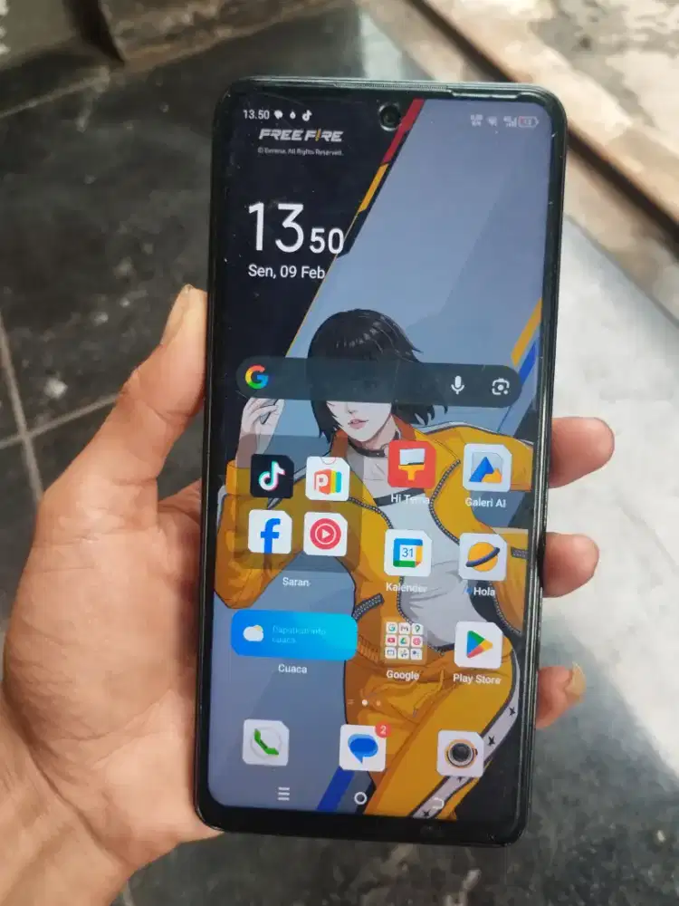 TECNO POVA 5 NFC RAM 8/256 NOMINUS SPEK GAMING RATA KANAN BATRE BADAK