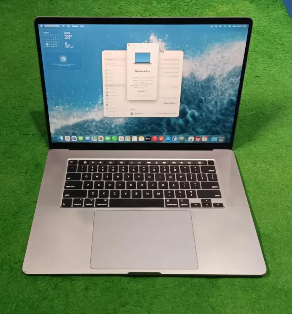 Apple MacBook Pro 2019 16inch i7 16/512 Grey Touchbar Dual VGA Murah