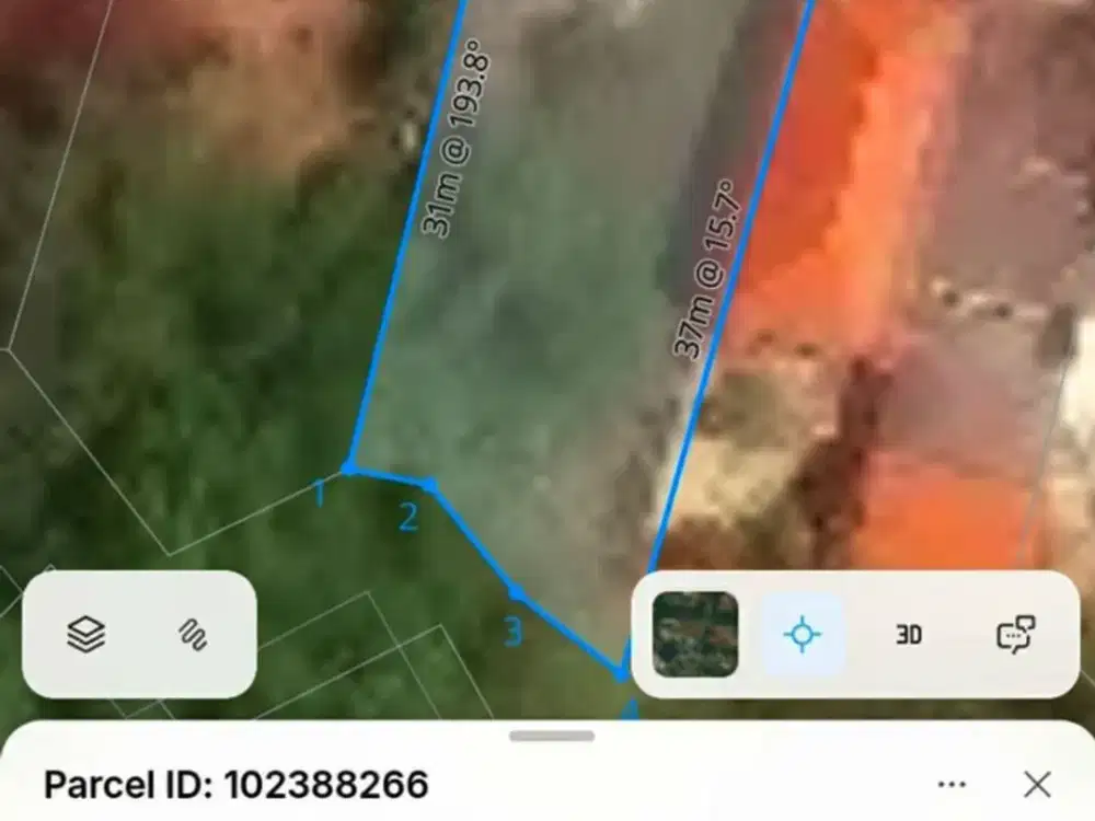 Tanah 472m2 Sawangan Nusa Dua