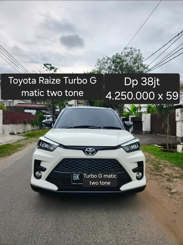 Toyota Raize Turbo G matic two tone 2021 pemakaian 2022
