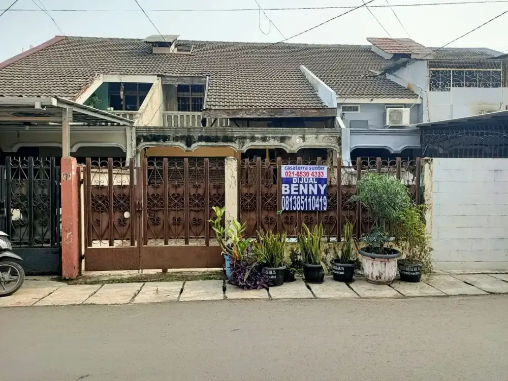 Dijual Rumah Standard Uku 6X25 Jl Gardu Asem Kemayoran Daerah Komersil Cocok Buat Usaha Dll