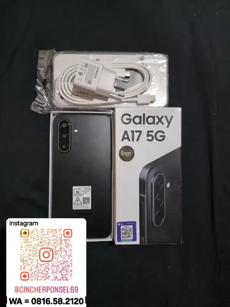 Jual hp sebulan pakai SAMSUNG A17 5g 8/256 LIKENEW istimewa