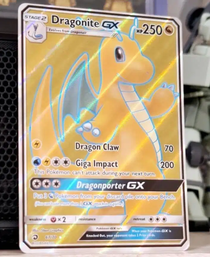 Pokemon TCG - Dragonite GX Full art - Dragon majesty - English