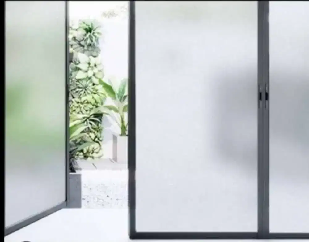 Stiker kaca sanblast