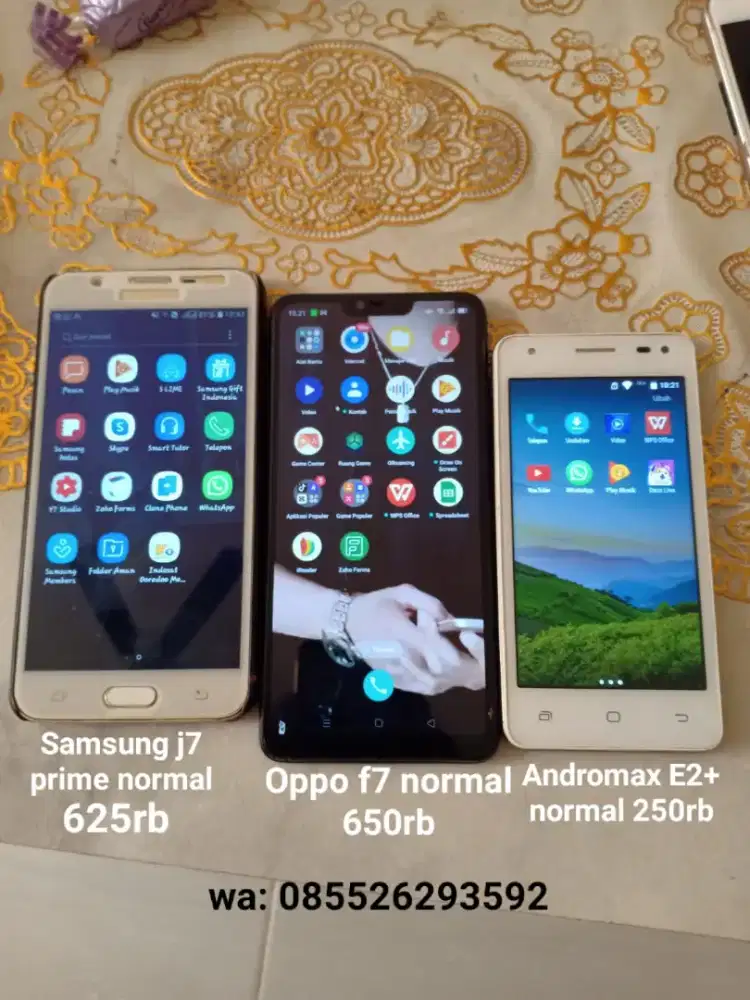 Jual 3 HP sekaligus normal semuanya