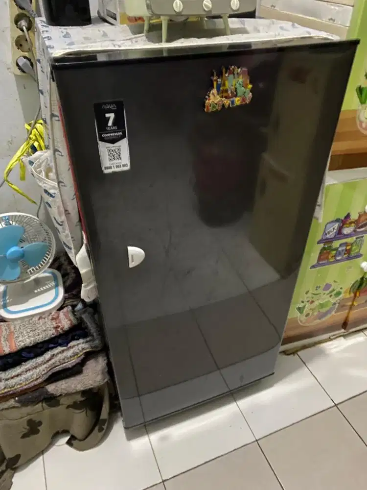 Kulkas aqua masih bener beber bagus