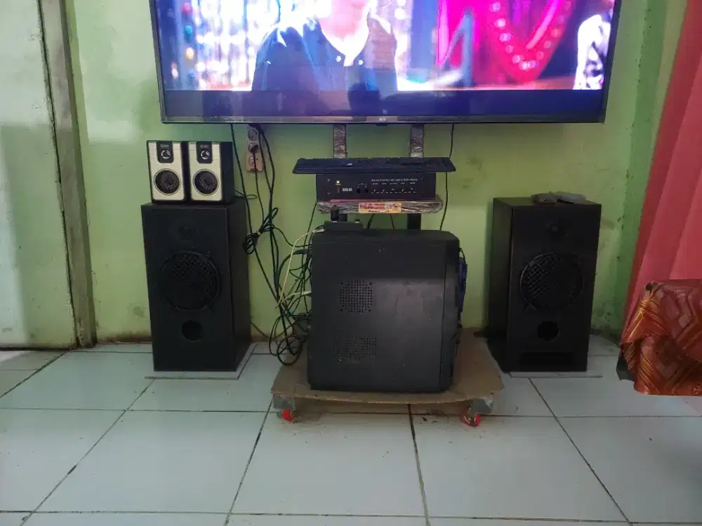 Speaker + Amplifier,ada bonus Speaker aktif GMC 885T
