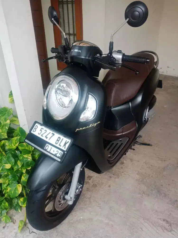 NEW SCOOPY KEYLESS PRESTIGE HITAM DOFF FULL ORI MULUS
