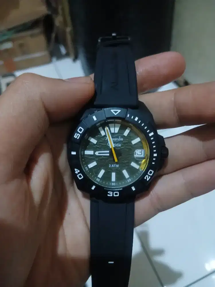 Jam tangan alexandre christie 6684 mdr green