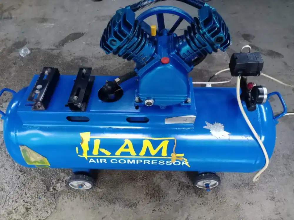Mesin Kompresor angin listrik  2HP /2 PK (tabung 100 liter)