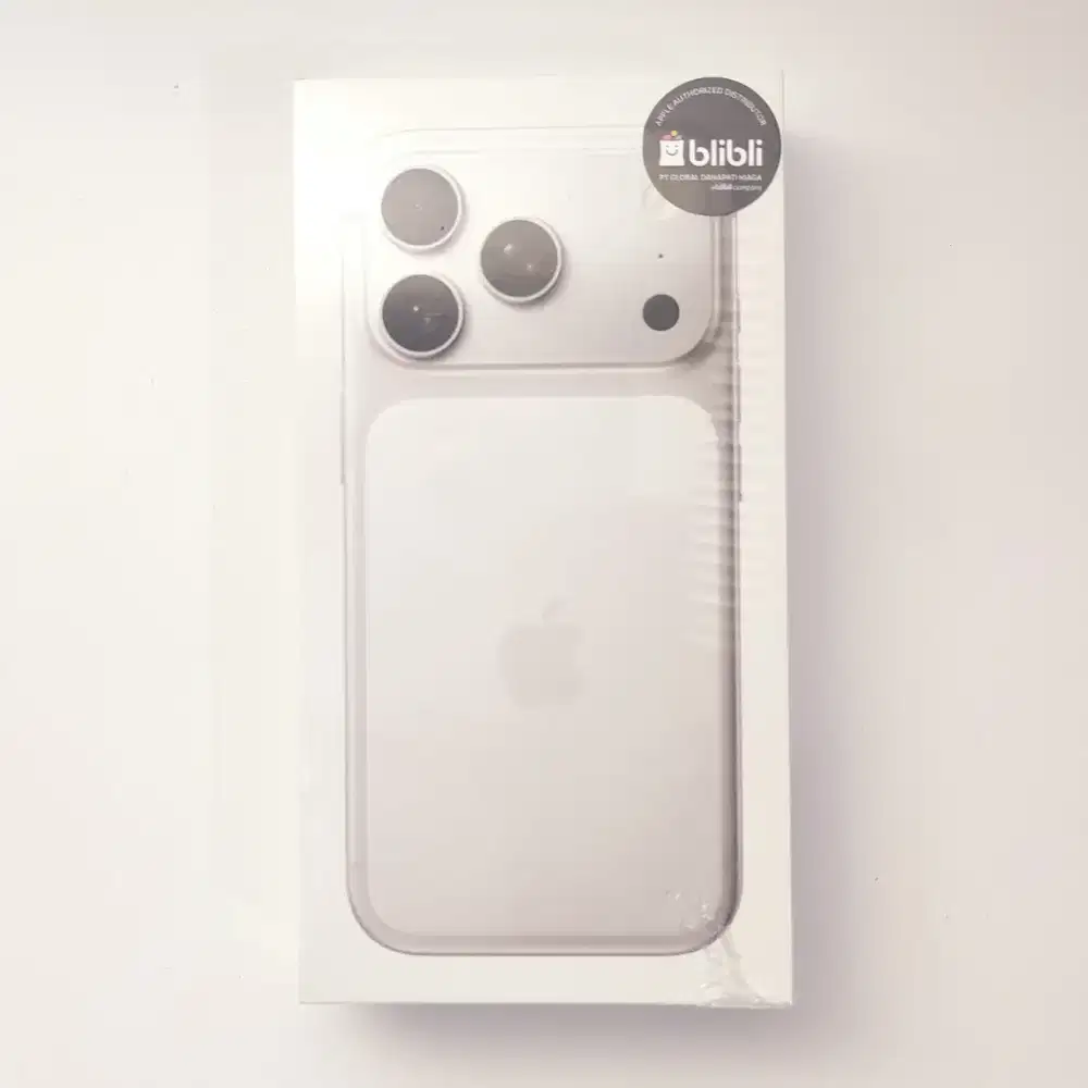 iPhone 17 Pro Silver iBox Blibli New Segel