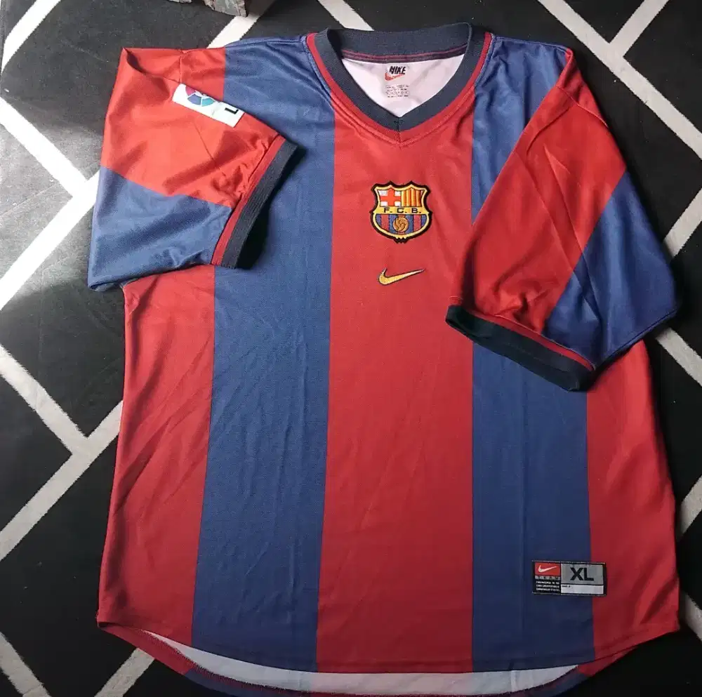 ​[ORIGINAL VINTAGE] Jersey FC Barcelona Home 1999/2000 .XL