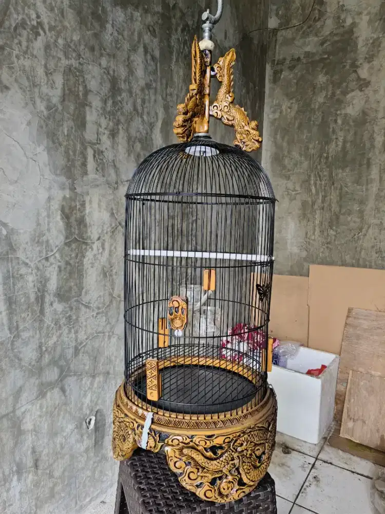 Kandang Burung Ukir