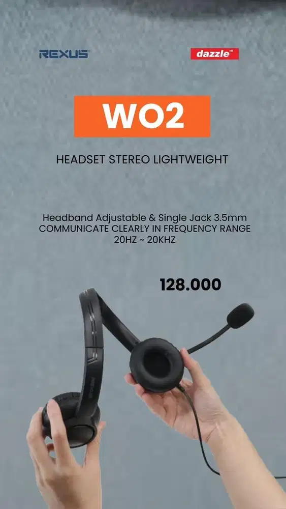 Headset rexus WO2