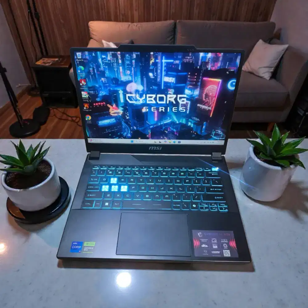 Laptop Gaming MSI Cybord Rtx 4060 GARANSI RESMI