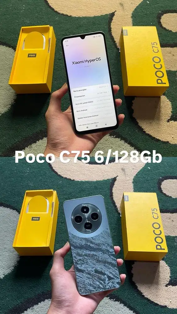 Poco C75 6/128Gb Indonesia Fullset