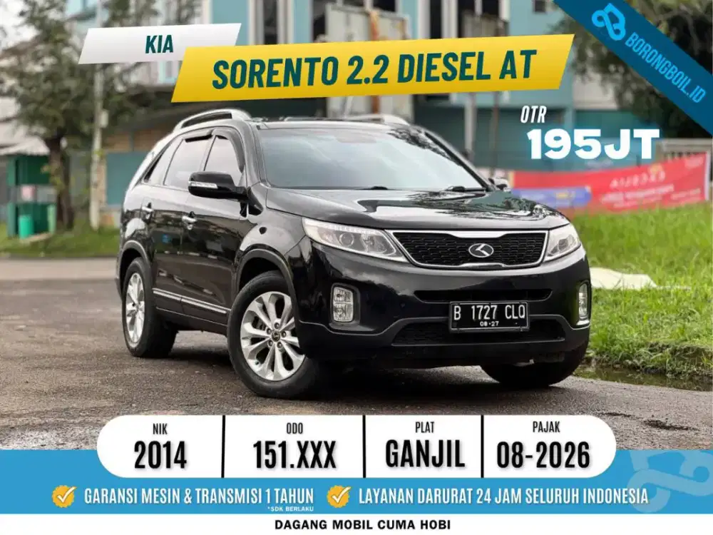 [TERMURAH] Kia Sorento 2.2 AT Diesel 2014