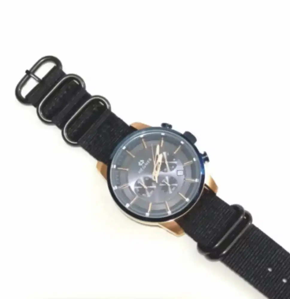 Strap tali jam kanvas nylon 24mm