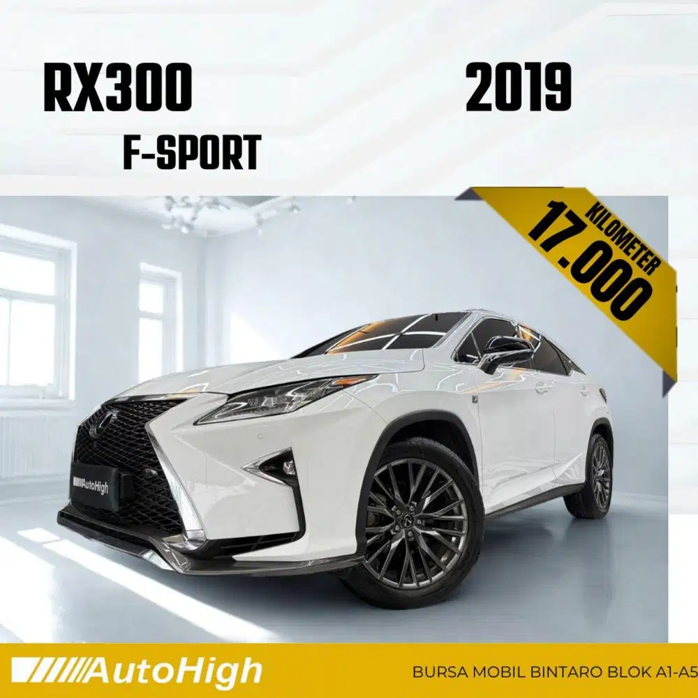 DP10% [Km17.000] RX300 F-Sport 2019 White / RX 300 Reg 2020 #AUTOHIGH