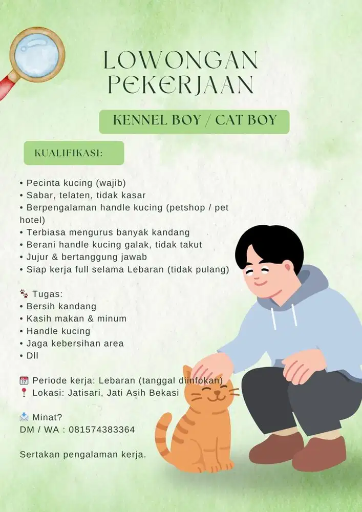 Penjaga hotel kucing