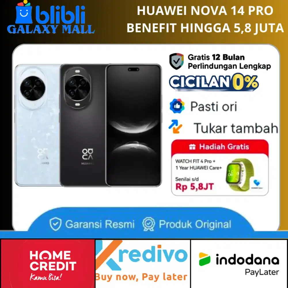 Huawei Nova 14 Pro Bergaransi Resmi