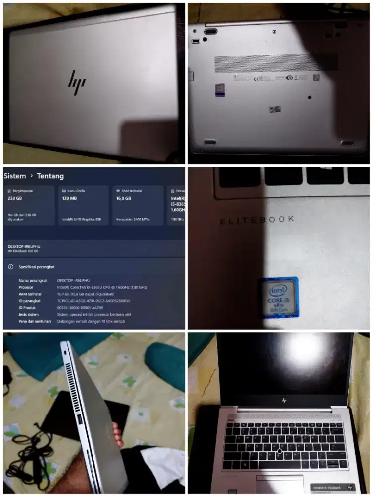 HP ELITEBOOK 830 G6 TOUCHSCREEN 16 GB / 256GB

I5 GEN 8