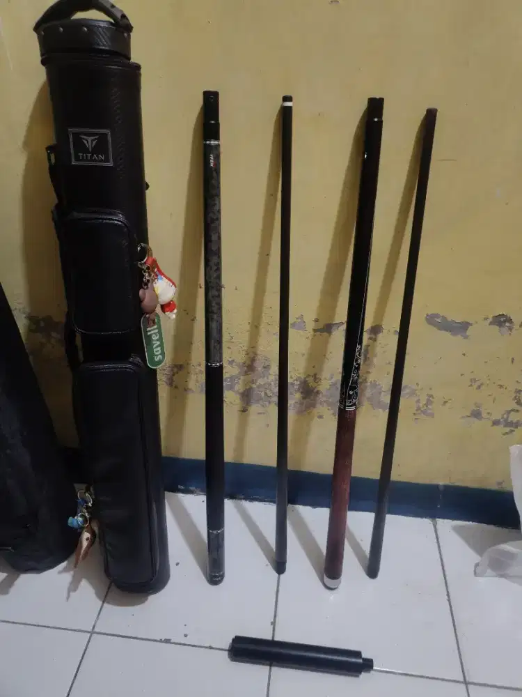 stik biliard carbon merk yfen m10 dan little monster pq2