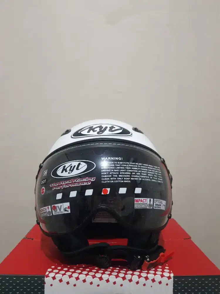 Helm KYT Elsico Solid White Size L