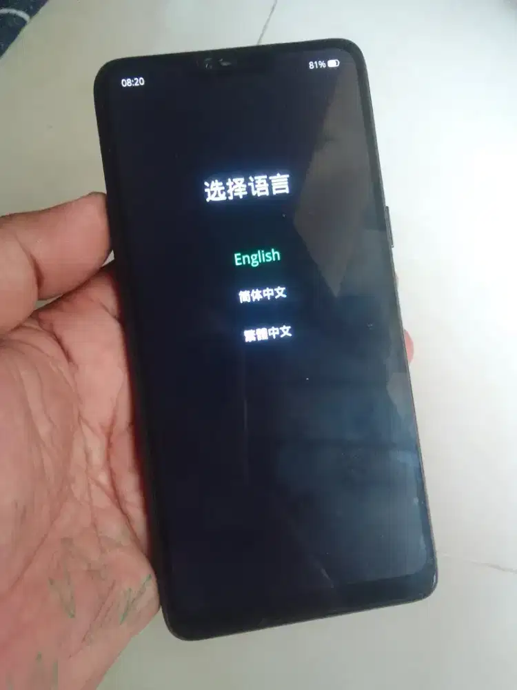 Oppo f7 4/64gb mentok logo lokasi ciputat