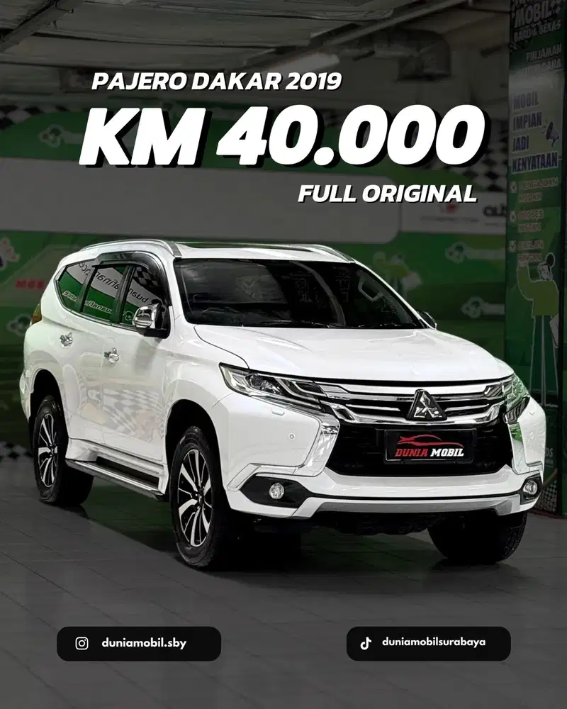 [KM 40 RB] PAJERO DAKAR 2020 NIK 2019 GR Seperti BARU Bisa TT 2018