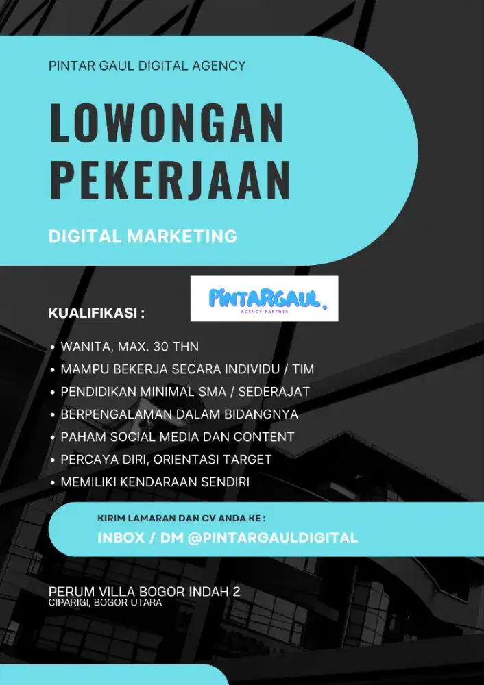 Lowongan kerja Talent / Host Live