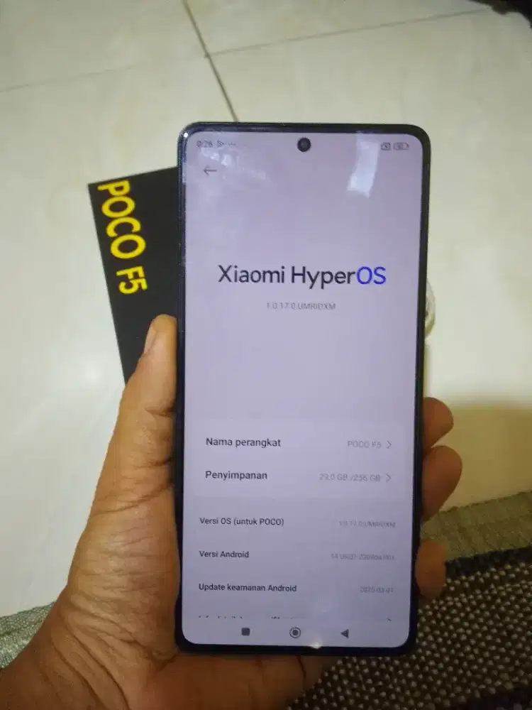 poco F5 5G 12/256 fullset ori