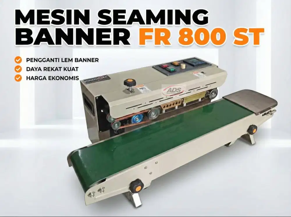 MESIN SEAMING / LEM OTOMATIS BANNER DAN SEALER PACKAGING