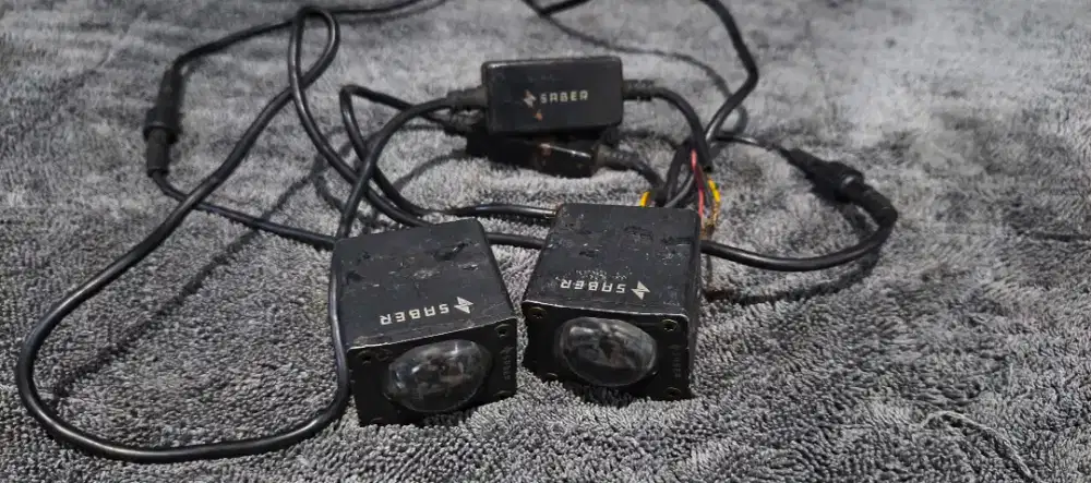 Mini proji Lampu merek saber 1 lensa