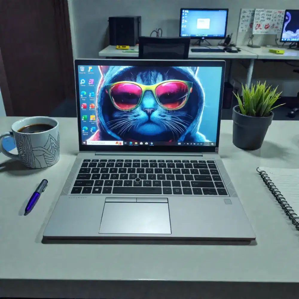 Laptop Slim HP 845 TOUCH Ryzen 5 Pro Ram 8Gb/Ssd 256Gb Mulus Nominus