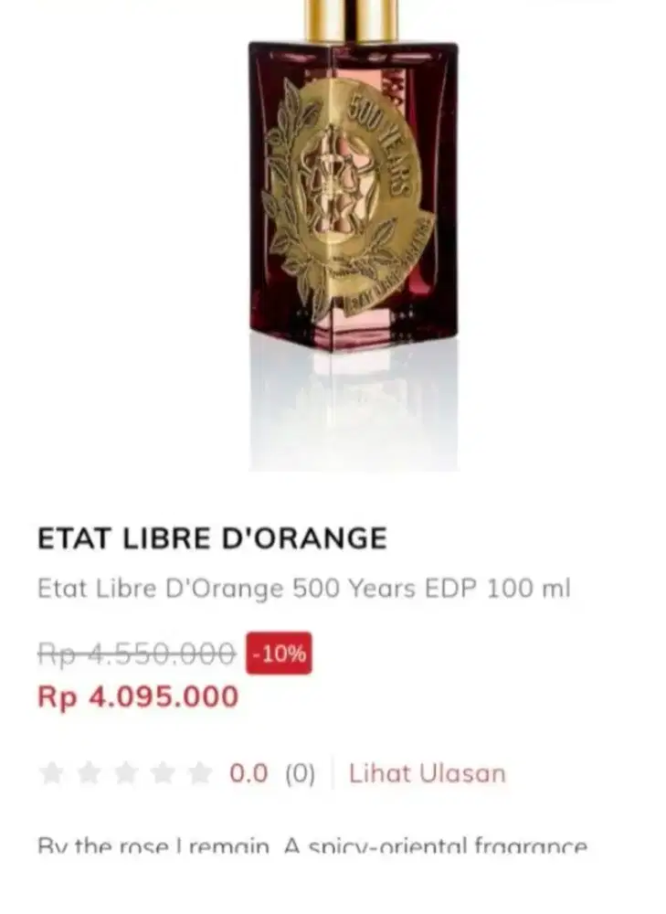 ETAT LIBRE D'ORANGE 500 YEARS