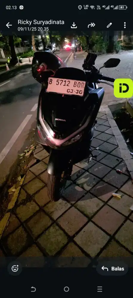 Dijual motor Honda Pcx