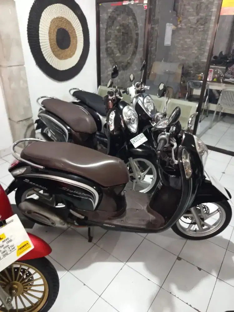 Scoopy 2016 hitam Deva motor