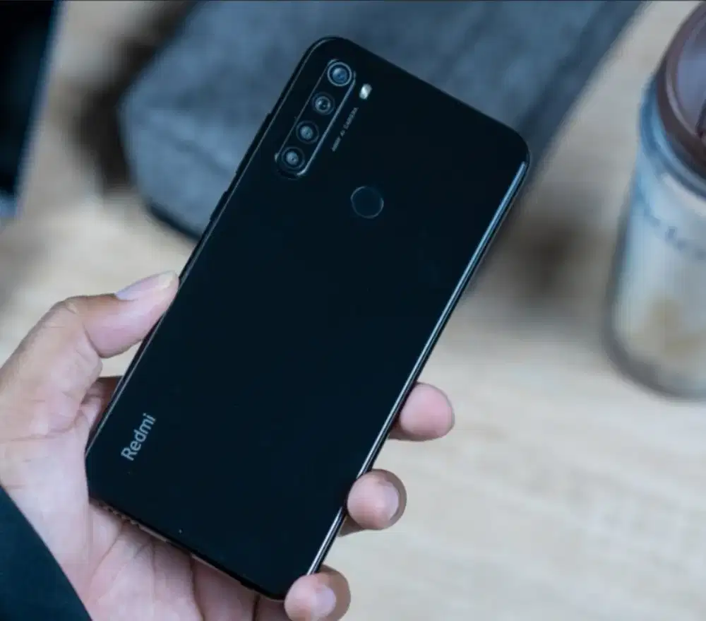 Jual hp redmi note 8, ram 4/64, hitam, hp dan charger aja