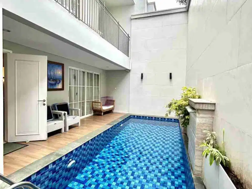 RUMAH MEWAH PRIVATE POOL DAN LIFT SIAP HUNI DI SOUTH GROVE LEBAK BULUS