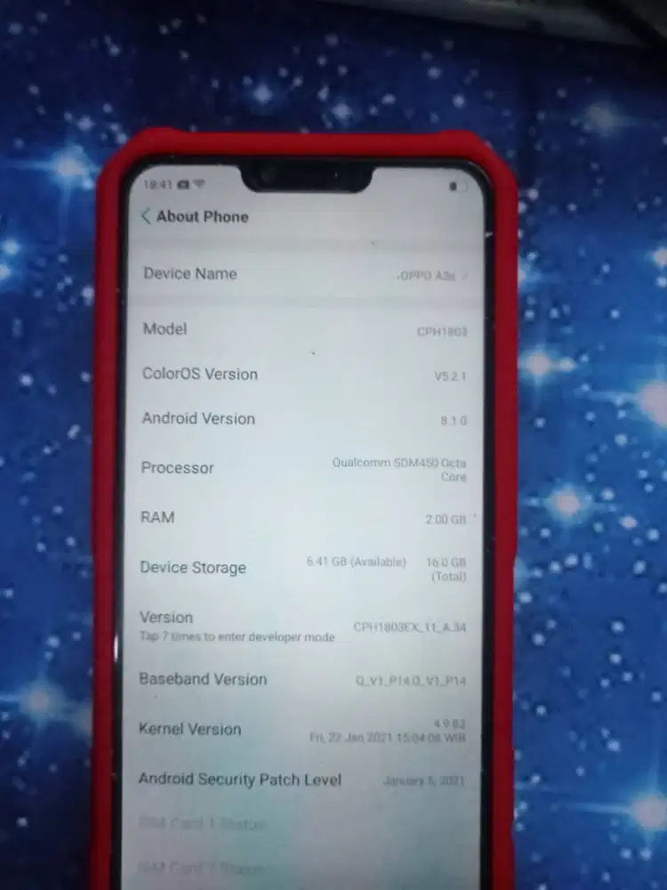 Oppo A3S Bekas 2/16