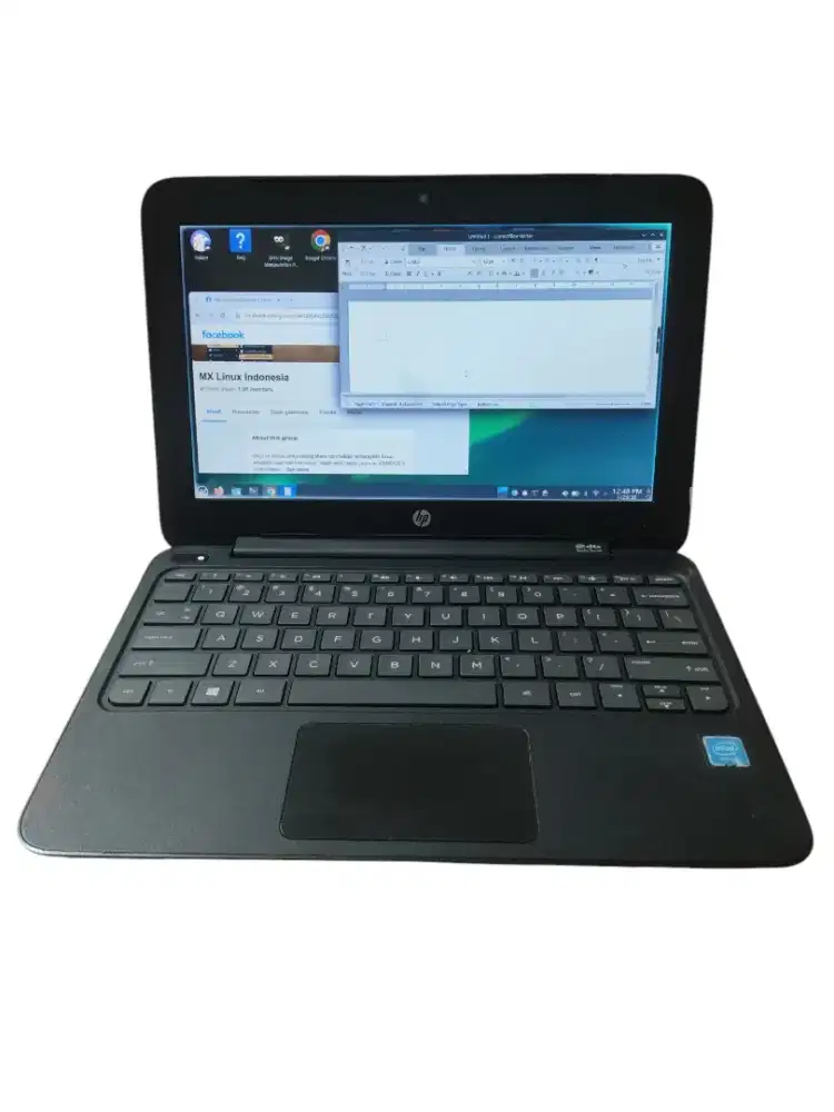 HP notebook 11 f107tu N2840 12 inchi