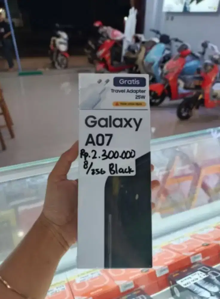 Samsung A07 8/256 black garansi resmi sein