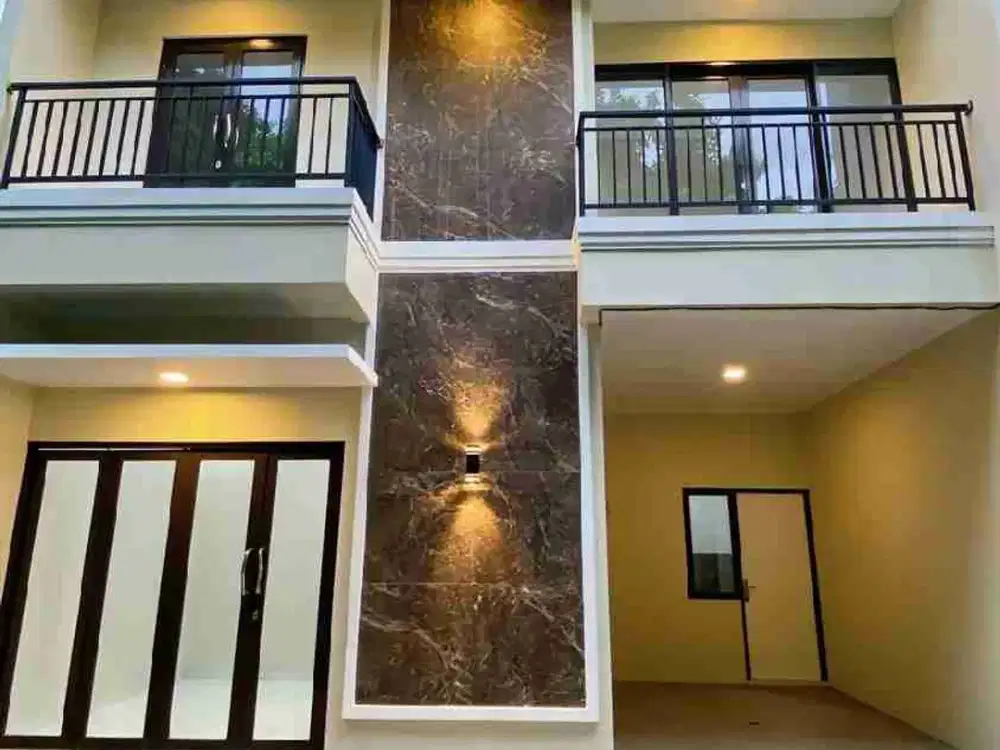 rumah baru  2 ½ lantai 900jt hanya 50m ke jalan raya