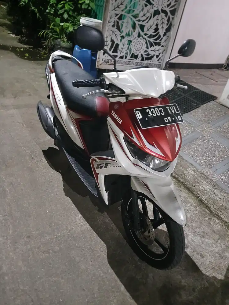 Yamaha Mio Soul GT 2013 ss lengkap mesin bagus plat B DKI stater hidup