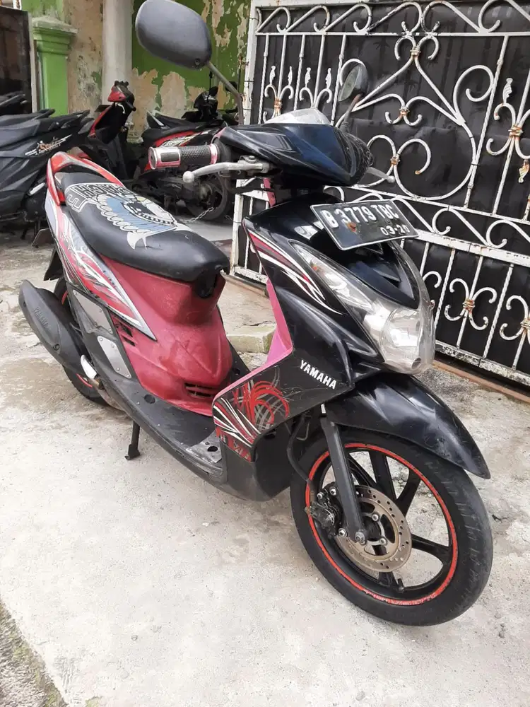 Yamaha Mio Soul 2010 ss lengkap mesin bagus plat B DKI, stater hidup