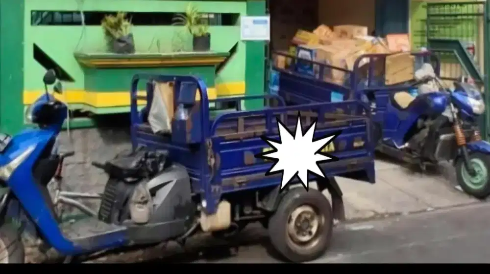 Supir Viar Motor Roda Tiga