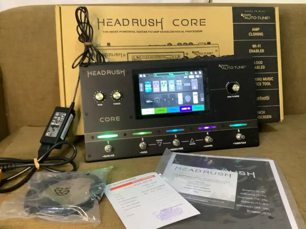 EFFECT GUITAR HEAD RUSH RUSH BEKAS ISTIMEWA BERSIH TERAWAT LIKE NEW