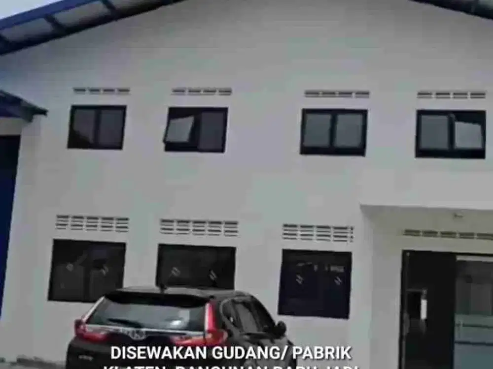 DISEWAKAN GUDANG KLATEN, BARU JADI, BAGUS BANGET SIAP PAKAI