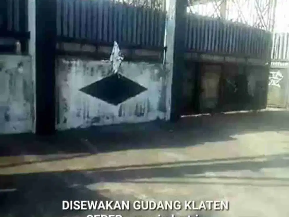 DISEWAKAN GUDANG KLATEN, CEPER ZONA INDUSTRI
